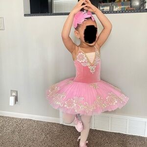 Pink Swan Lake Performance Costume Ballet Dress